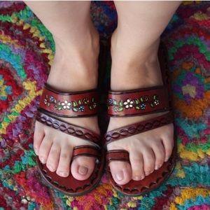 Leather Sandals Boho New Handmade Huaraches